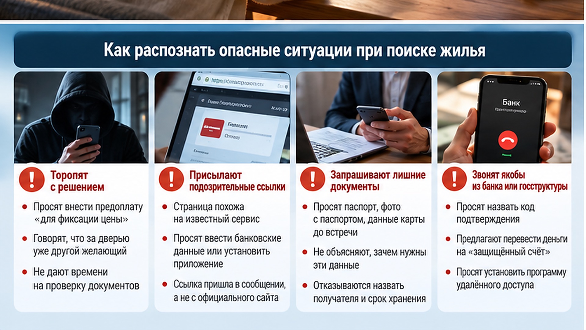 Как распознать опасные ситуации при поиске жилья